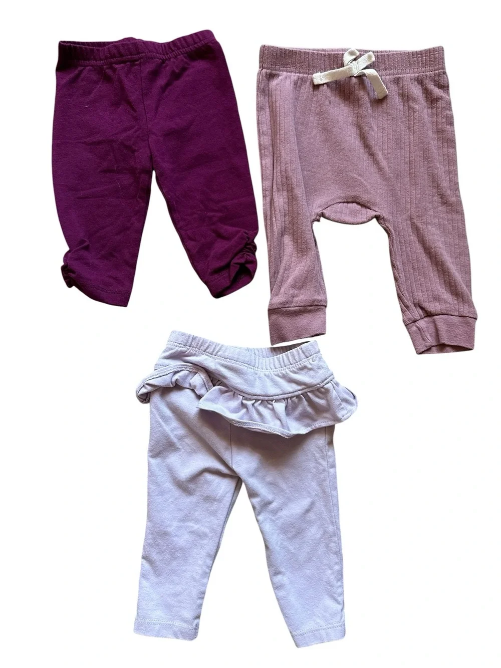 Lot of 23 Baby girl infant long pants in various brands size 3-6 months - Picture 7 of 10